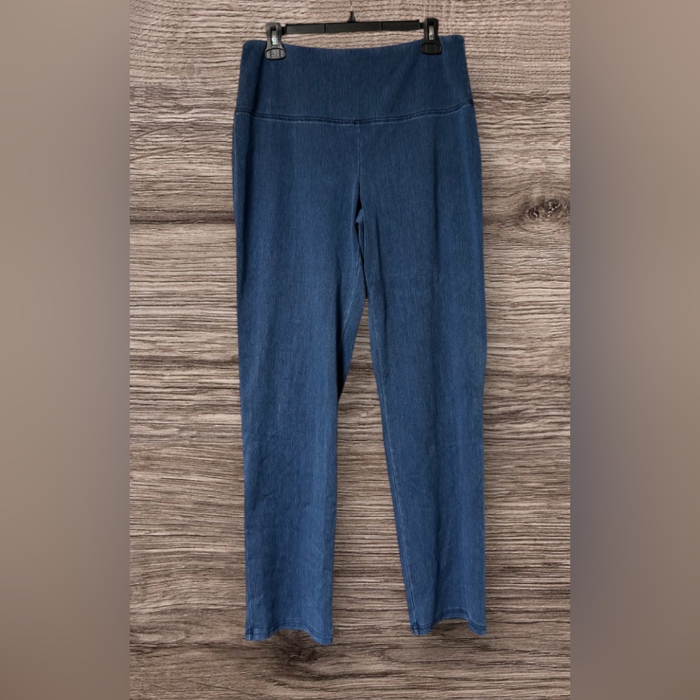 EUC Teri Love the Fit Straight Leg Knit Tummy Control Pull-On Pants SZ M
